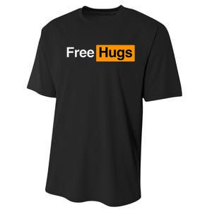 Free Hugs Performance Sprint T-Shirt