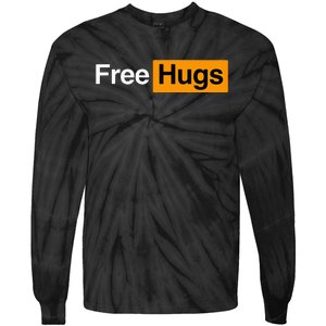 Free Hugs Tie-Dye Long Sleeve Shirt