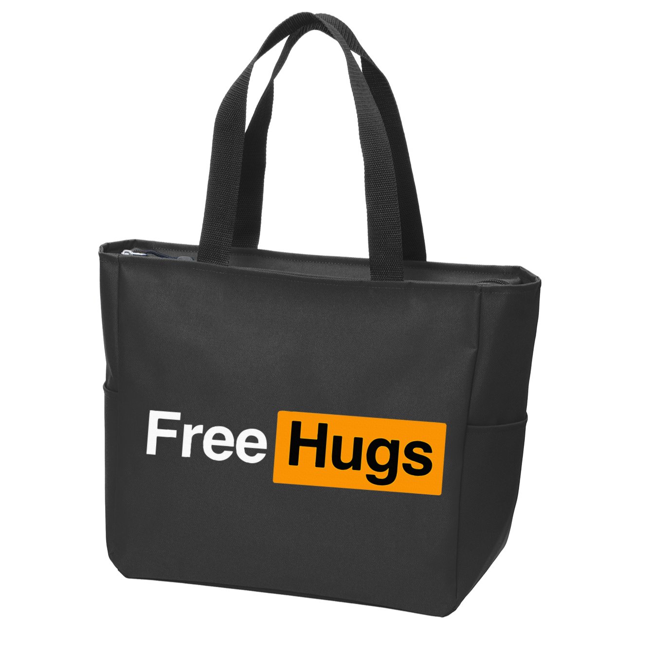 Free Hugs Zip Tote Bag