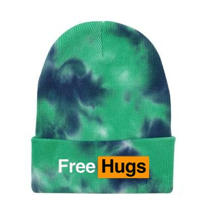 Free Hugs Tie Dye 12in Knit Beanie