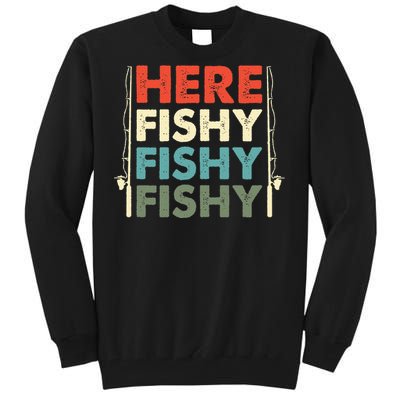 Fish Hunting Fishing Fishrod Fisherman Tall Sweatshirt