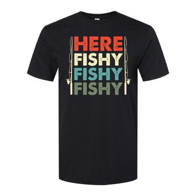 Fish Hunting Fishing Fishrod Fisherman Softstyle CVC T-Shirt