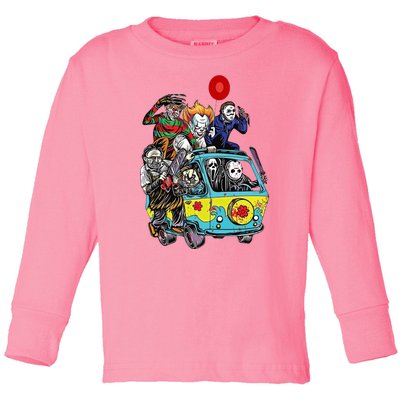 Funny Halloween Friends Gift Toddler Long Sleeve Shirt