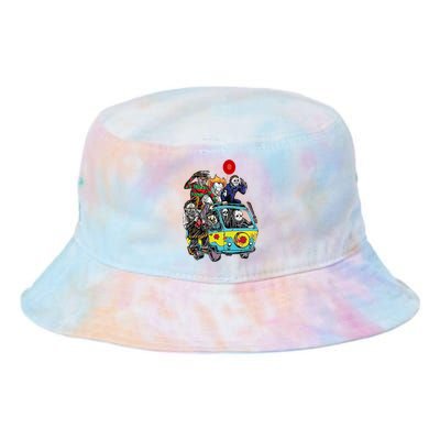 Funny Halloween Friends Gift Tie Dye Newport Bucket Hat