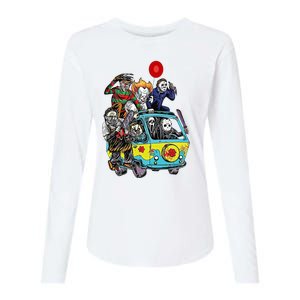 Funny Halloween Friends Gift Womens Cotton Relaxed Long Sleeve T-Shirt