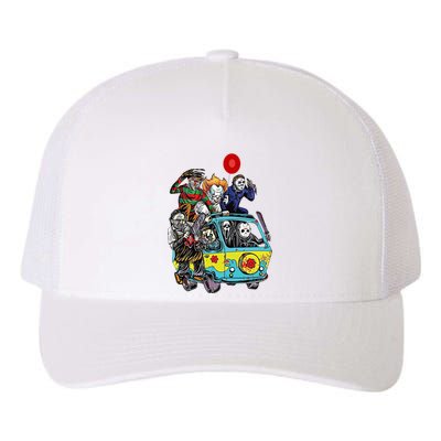 Funny Halloween Friends Gift Yupoong Adult 5-Panel Trucker Hat