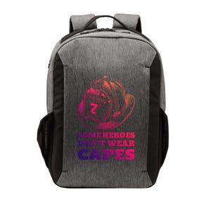 Firefighter Hero Fire Saying Meaningful Gift Vector Backpack