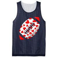 Funny Hearts Football Lover Matching Sports Valentines Day Mesh Reversible Basketball Jersey Tank