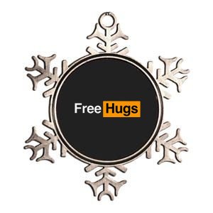 Free Hugs Metallic Star Ornament