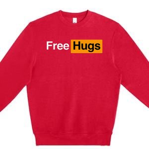 Free Hugs Premium Crewneck Sweatshirt