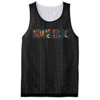 Funny Hustle For And Women Cool Humble Mesh Reversible Basketball Jersey Tank