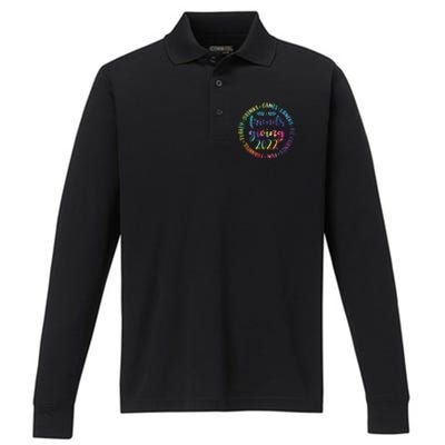 Funny Happy Friendsgiving Great Gift Turkey Friends Giving Gift Performance Long Sleeve Polo