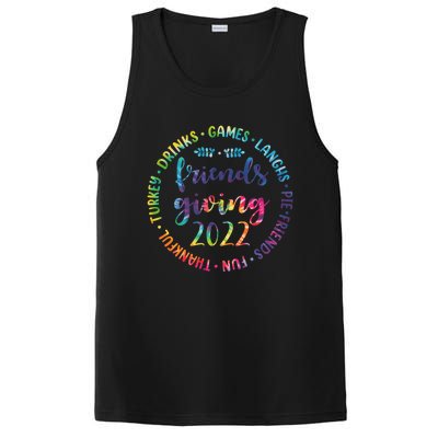 Funny Happy Friendsgiving Great Gift Turkey Friends Giving Gift PosiCharge Competitor Tank