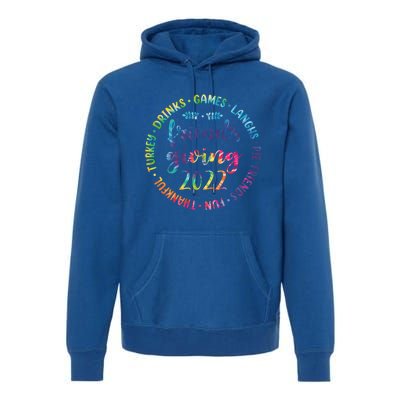 Funny Happy Friendsgiving Great Gift Turkey Friends Giving Gift Premium Hoodie