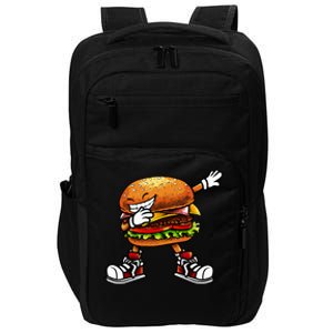 Funny Hamburger For Women Fast Food Impact Tech Backpack