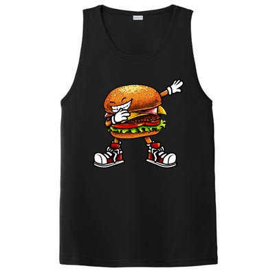 Funny Hamburger For Women Fast Food PosiCharge Competitor Tank