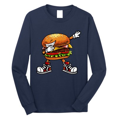 Funny Hamburger For Women Fast Food Long Sleeve Shirt