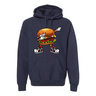 Funny Hamburger For Women Fast Food Premium Hoodie