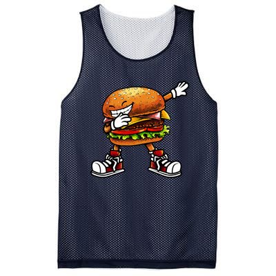 Funny Hamburger For Women Fast Food Mesh Reversible Basketball Jersey Tank