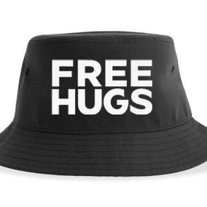 Free Hugs Funny Free Hugs Sustainable Bucket Hat