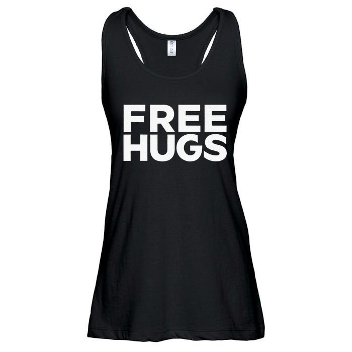 Free Hugs Funny Free Hugs Ladies Essential Flowy Tank