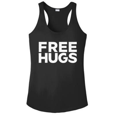 Free Hugs Funny Free Hugs Ladies PosiCharge Competitor Racerback Tank