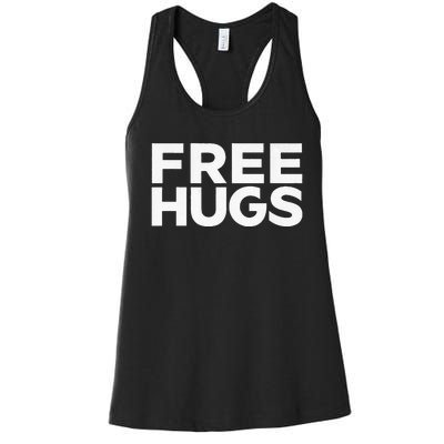 Free Hugs Funny Free Hugs Women's Racerback Tank