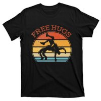 Free Hugs Funny Wrestling Wrestler Coach T-Shirt