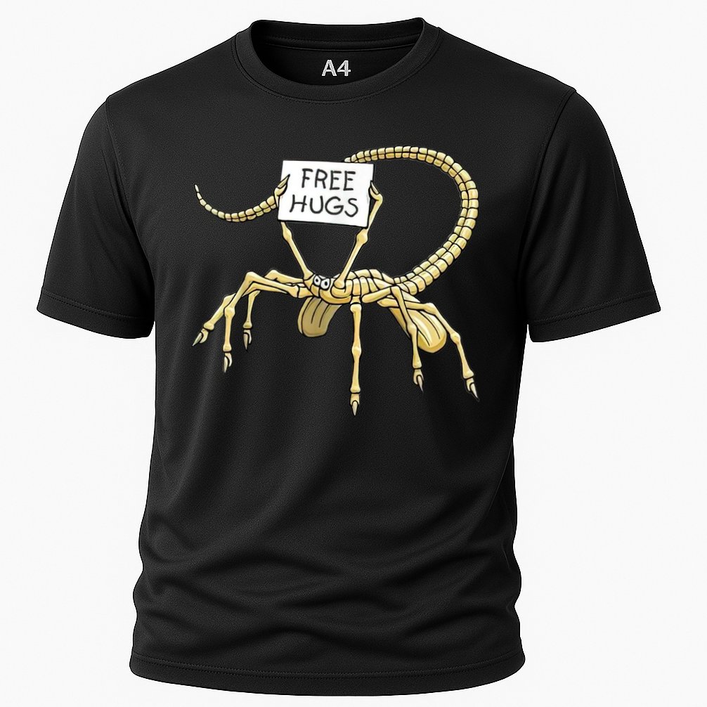 Free Hugs Funny Facehugger Aliens Performance Shirt