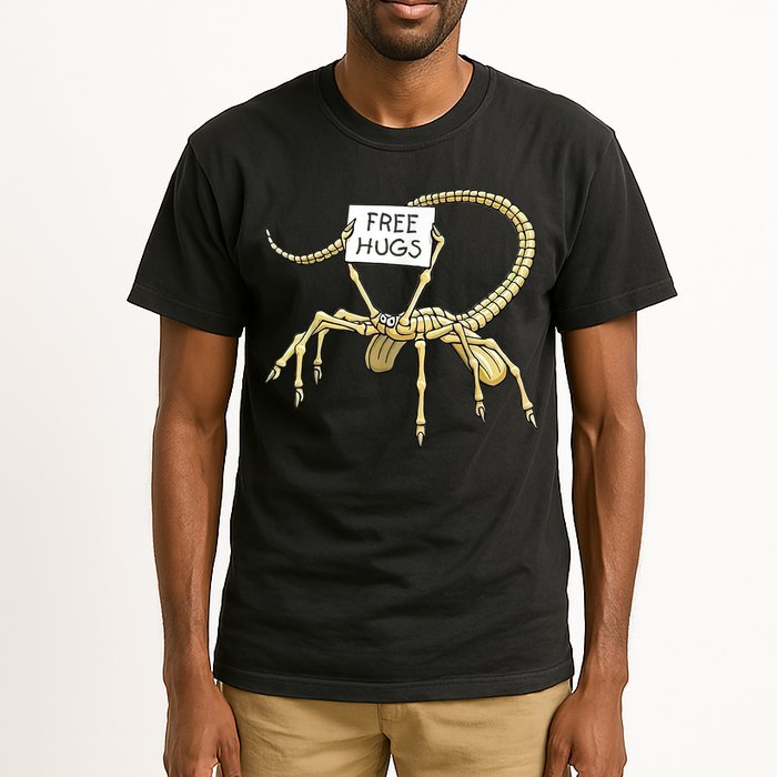Free Hugs Funny Facehugger Aliens Tall T-Shirt