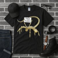 Free Hugs Funny Facehugger Aliens Tall T-Shirt