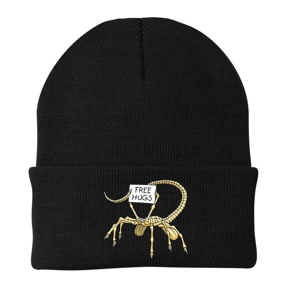 Free Hugs Funny Facehugger Aliens Beanie