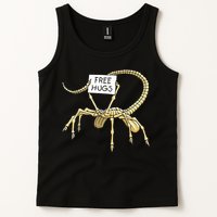 Free Hugs Funny Facehugger Aliens Tank Top