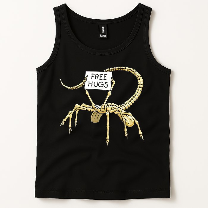 Free Hugs Funny Facehugger Aliens Tank Top