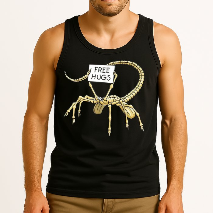 Free Hugs Funny Facehugger Aliens Tank Top