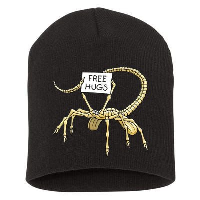 Free Hugs Funny Facehugger Aliens Short Acrylic Beanie