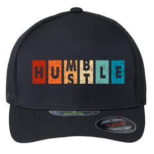 Funny Hustle For Cool Humble Odometer Flexfit Unipanel Trucker Cap