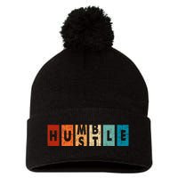 Funny Hustle For Cool Humble Odometer Pom Pom 12in Knit Beanie