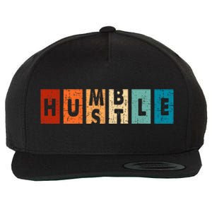 Funny Hustle For Cool Humble Odometer Wool Snapback Cap