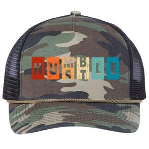 Funny Hustle For Cool Humble Odometer Retro Rope Trucker Hat Cap