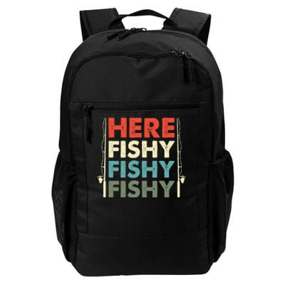 Fish Hunting Fishing Fishrod Fisherman Daily Commute Backpack