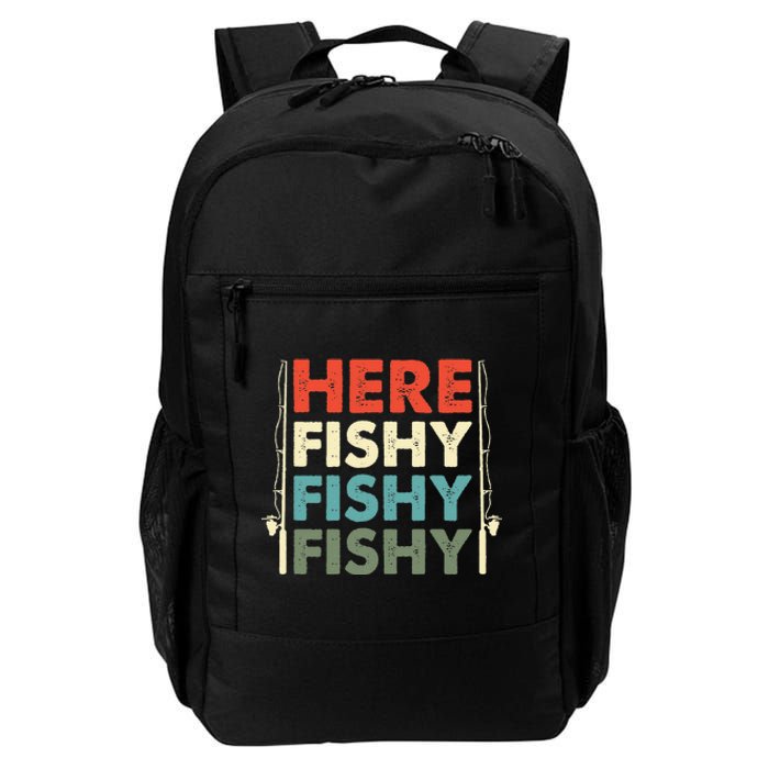 Fish Hunting Fishing Fishrod Fisherman Daily Commute Backpack