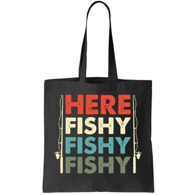 Fish Hunting Fishing Fishrod Fisherman Tote Bag