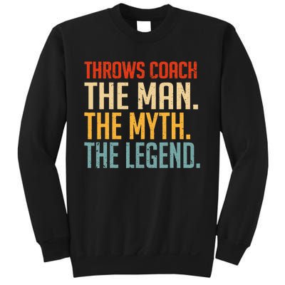 Fun Hilarious Funny Track & Field Throwing Throws Coach Sweatshirt