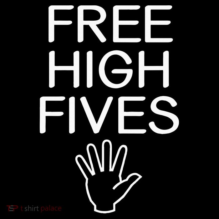 Free High Fives Funny Jokes Sarcastic Sayings Flatbill Hat