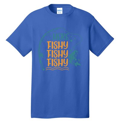 Fishing Here Fishy Gift Tall T-Shirt