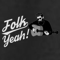Funny Hipster Folk Yeah! Folk Music Acoustic Guitar Lover Beanie