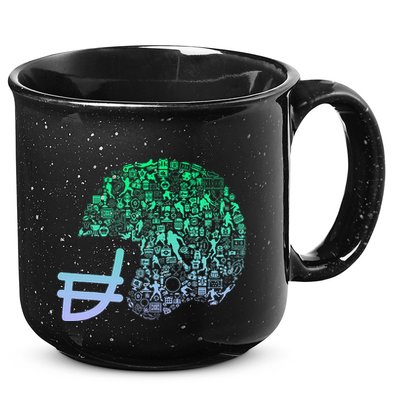 Football Helmet For Football Player Football 15oz Campfire Ceramic Mug