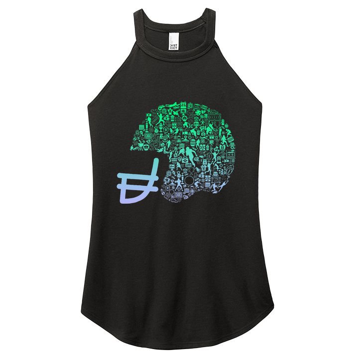 Football Helmet For Football Player Football Women's Perfect Tri Rocker Tank