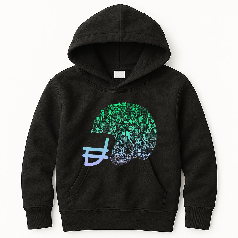Football Helmet For Football Player Football Kids Hoodie
